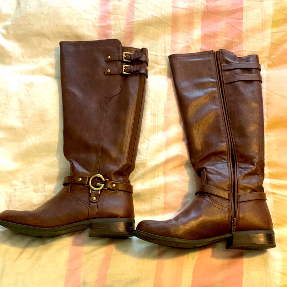 Guess knee high boots size 10